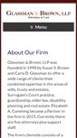 Mobile Screenshot of glassmanbrown.com